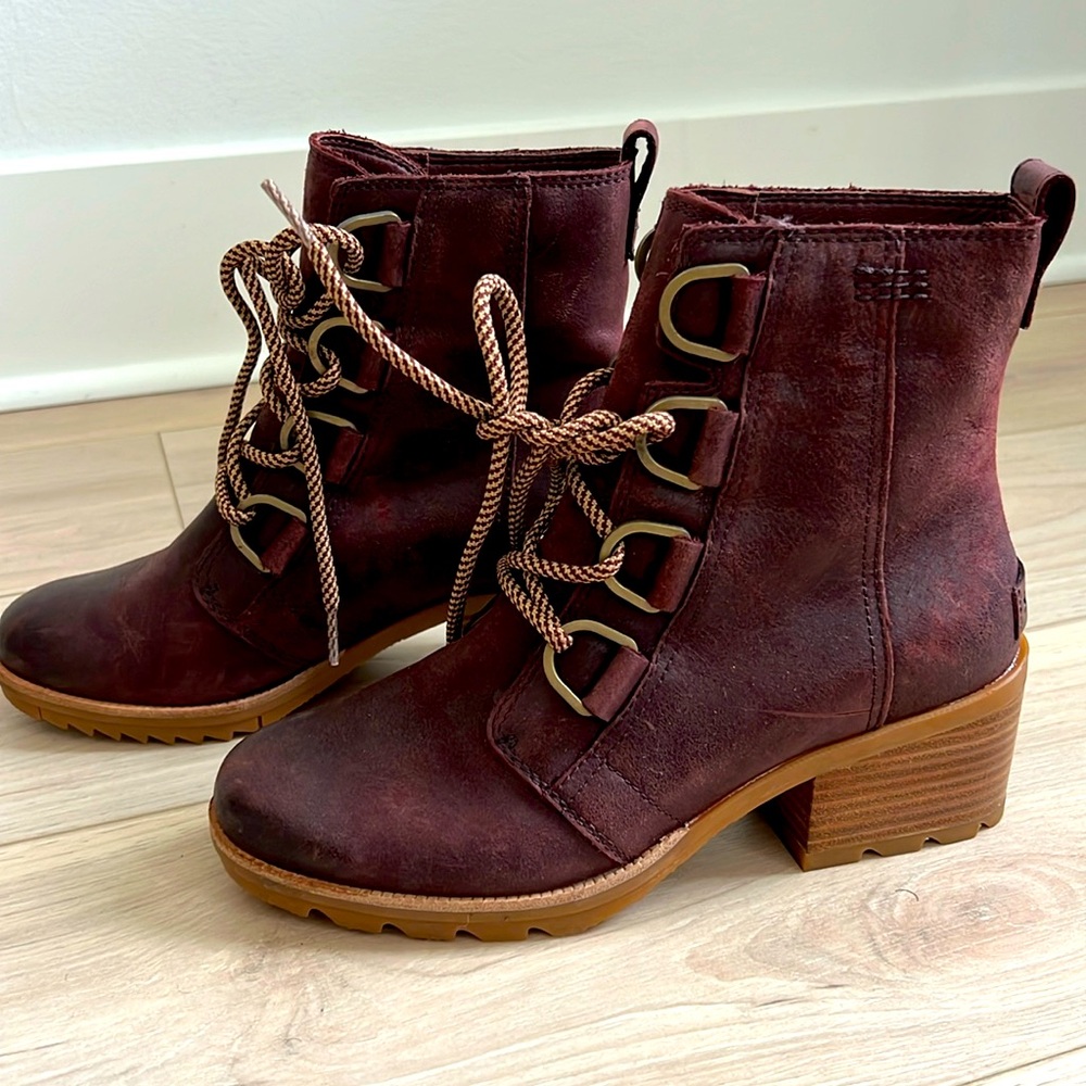 Sorel Lace Up Boots